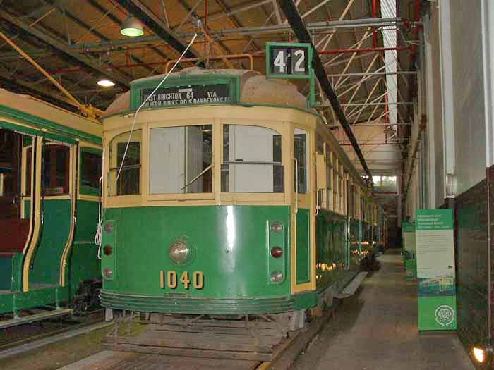 Melbourne & Metropolitan Tramways Board W7 Class 1040